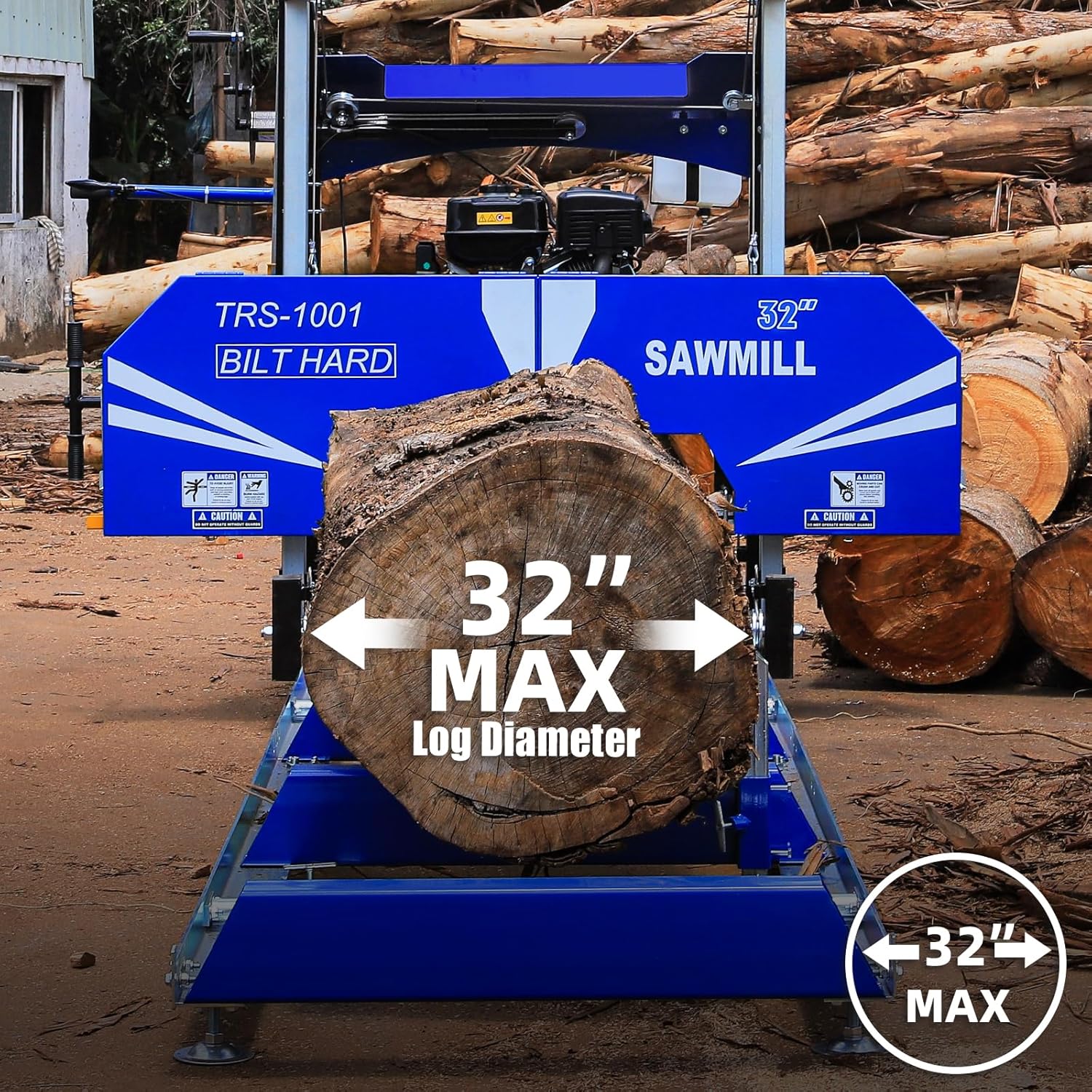 BILT HARD 32 Portable Sawmill Review: Honest Pros & Cons 2 BILT HARD 32 Portable Sawmill review,BILT HARD 32 sawmill review and rating,is BILT HARD 32 sawmill worth buying,BILT HARD 32 sawmill review pros cons,BILT HARD 32 sawmill honest review,BILT HARD 32 sawmill review verdict — design and build quality detail