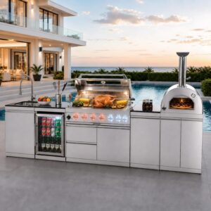 Image 1 of Doredo 128 modular outdoor kitchen island review
