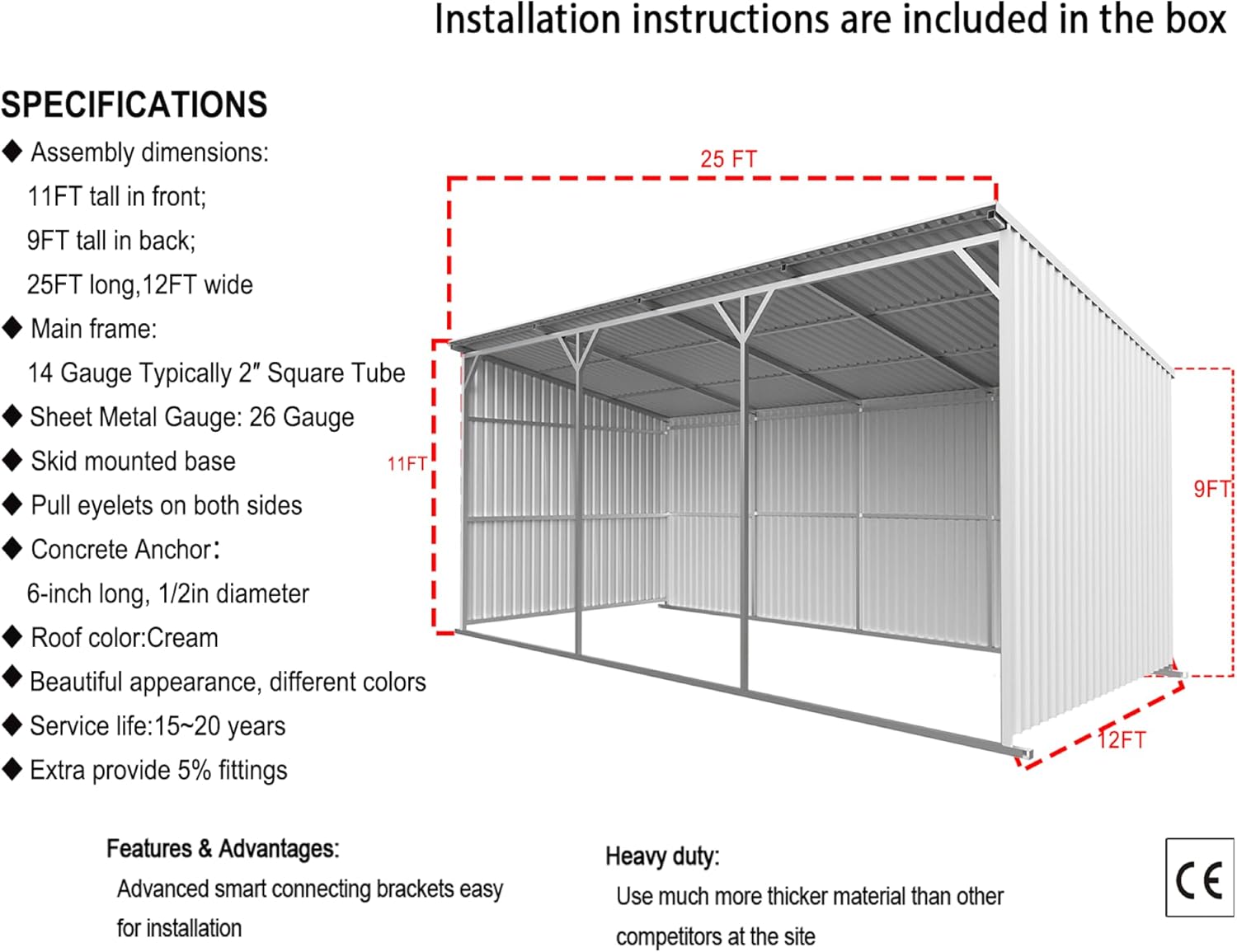 DuraYu Livestock Shelter Review: Is It Worth Buying? 3 Setting up the DuraYu livestock shelter review,DuraYu farm shed review and rating,is DuraYu livestock shelter worth buying,DuraYu shelter review pros cons,DuraYu run-in shed honest review,DuraYu metal shed review verdict for the first time