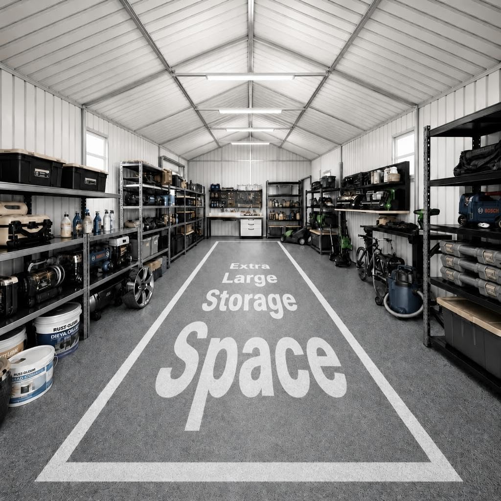 IDEALHOUSE 12x25 metal garage shed review,IDEALHOUSE 12x25 shed review and rating,is IDEALHOUSE metal garage shed worth buying,IDEALHOUSE metal shed review pros cons,IDEALHOUSE metal garage shed honest opinion,IDEALHOUSE 12x25 metal shed review verdict setup and first use experience