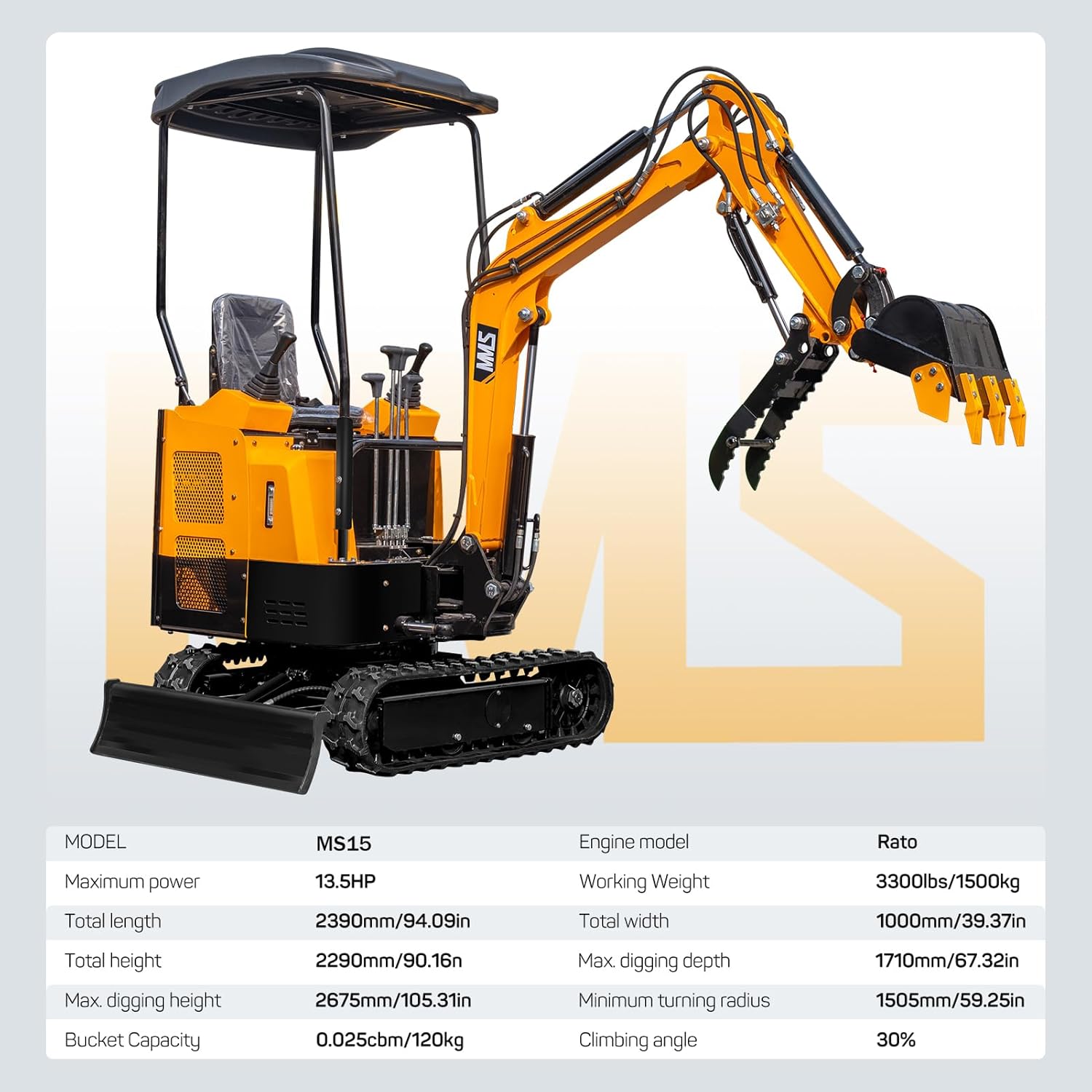 MMS15 mini excavator review,MMS15 excavator review and rating,is MMS15 mini excavator worth buying,MMS15 mini excavator review pros cons,MMS15 excavator review honest opinion,MMS15 mini excavator review verdict real-world details not found in the official specs