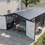 Image 1 of WACASA metal garage shed review