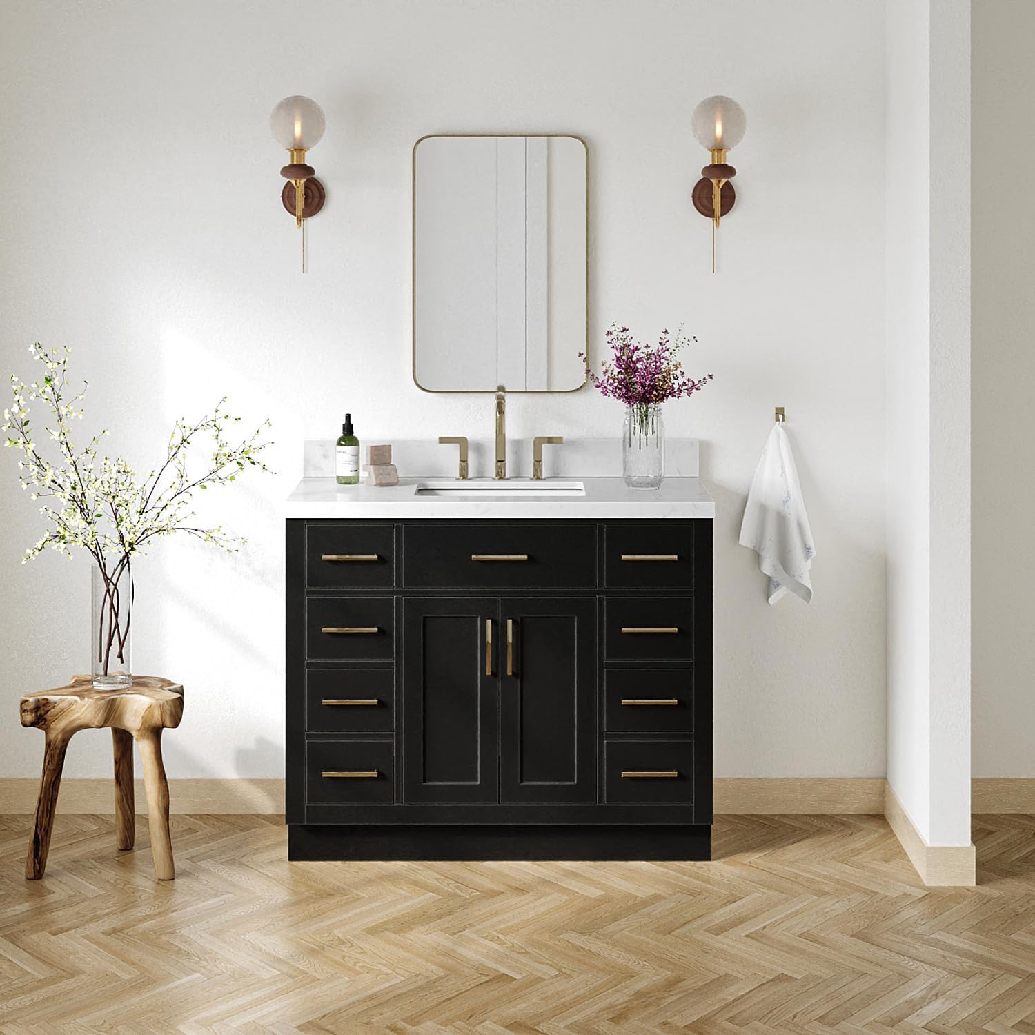 ARIEL Hepburn 42 inch bathroom vanity review,ARIEL Hepburn vanity worth buying,ARIEL bathroom vanity review pros cons,ARIEL Hepburn vanity honest opinion,ARIEL Hepburn 42 inch vanity review verdict,ARIEL Hepburn vanity review and rating — full unboxing showing every item included