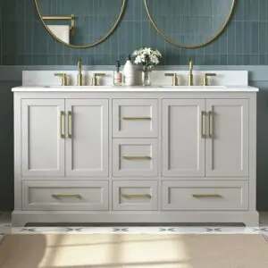 Image 1 of DELUXE LIVING 60 inch vanity review
