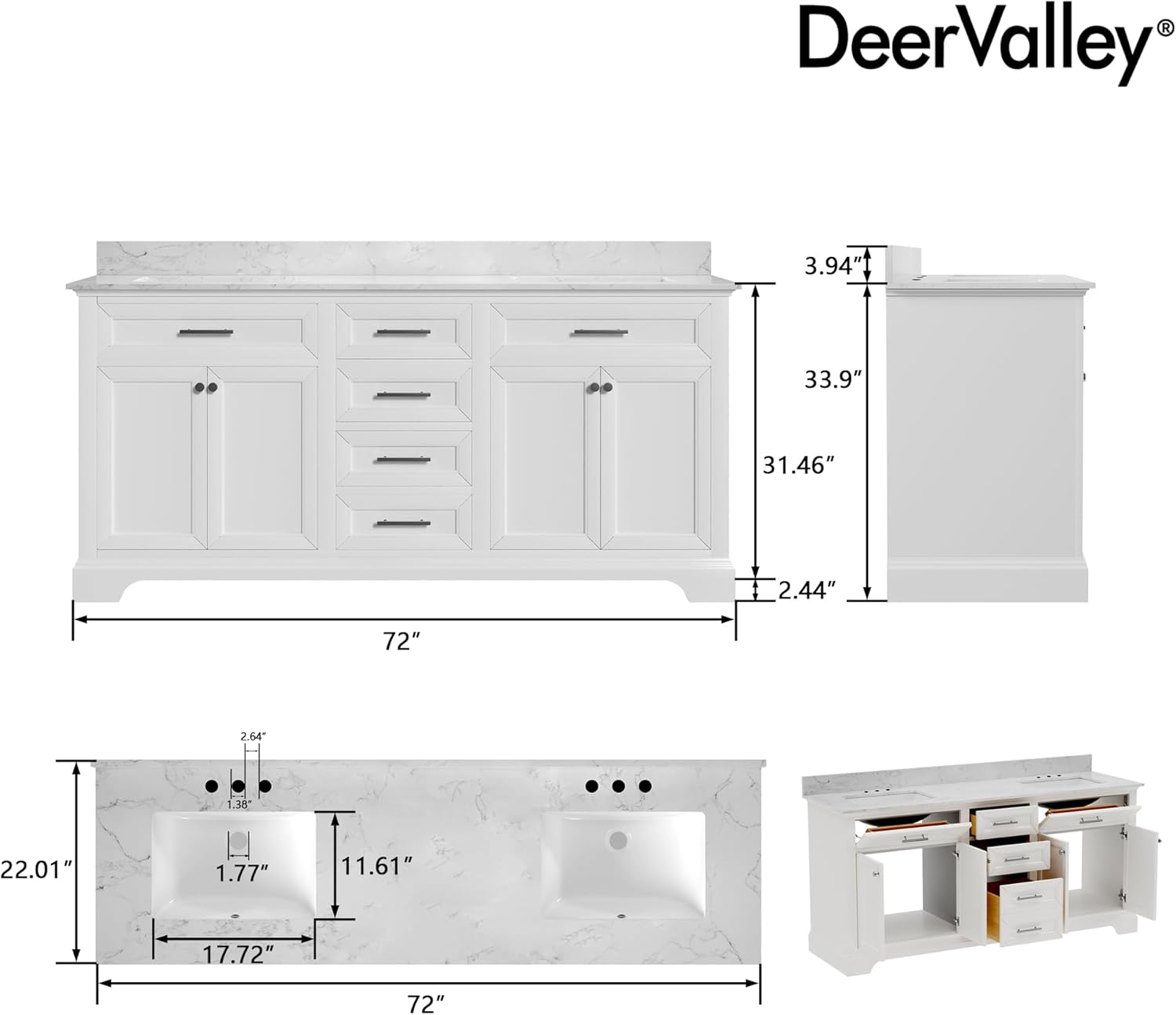 DeerValley 72 bathroom vanity review,DeerValley vanity review and rating,is DeerValley vanity worth buying,DeerValley vanity review pros cons,DeerValley vanity review honest opinion,DeerValley 72 inch vanity review verdict unboxing and complete package contents