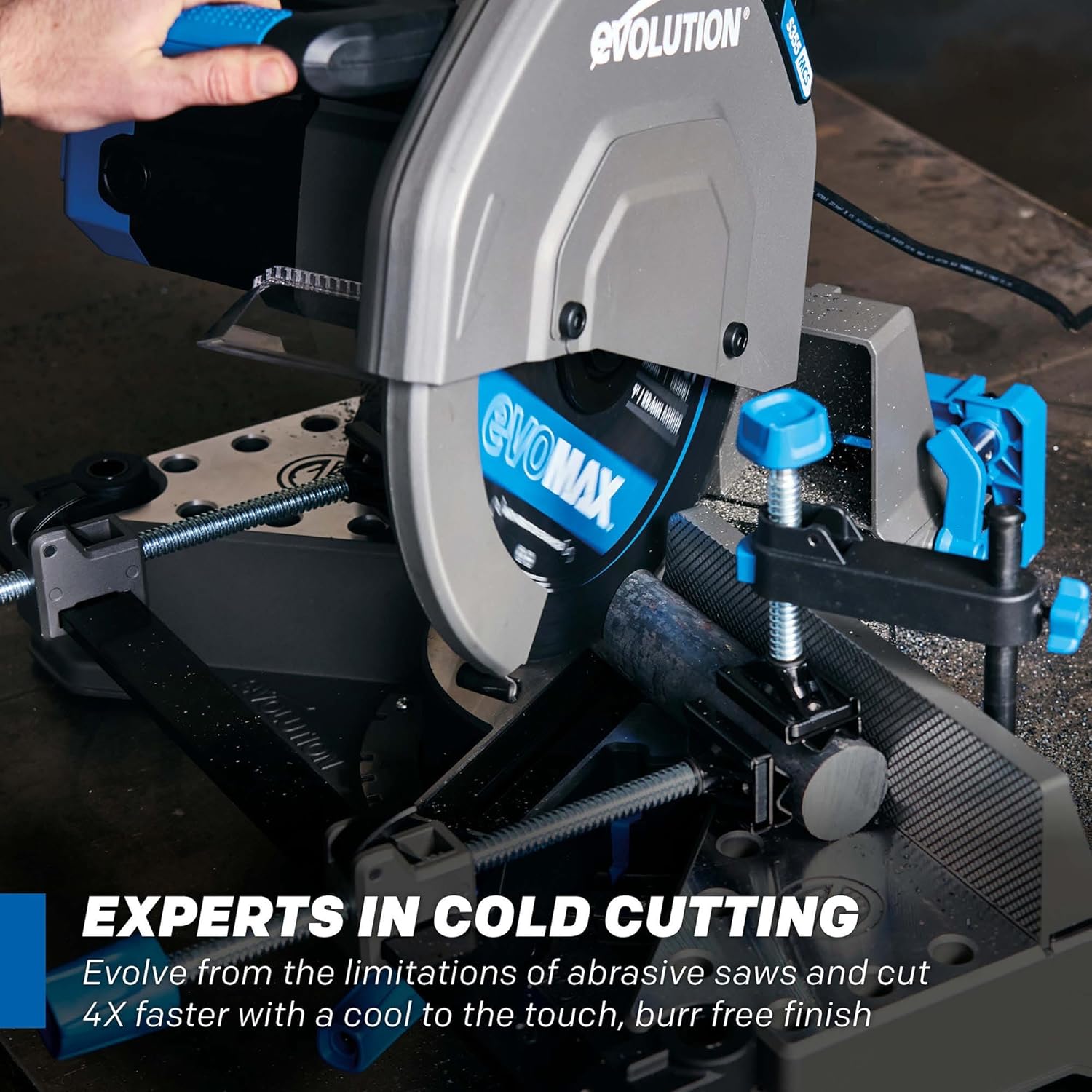 Evolution S14MCS review,Evolution S14MCS cold cut saw review,S14MCS chop saw review verdict,Evolution S14MCS review pros cons,S14MCS metal cutting saw honest review,Evolution Power Tools review S14MCS key features examined up close