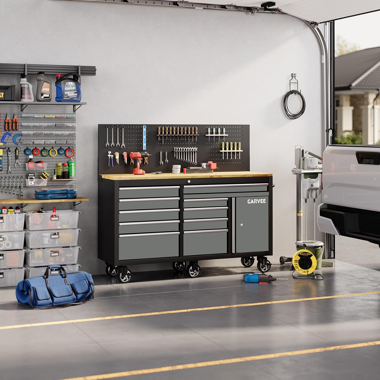 Garvee 60 in rolling tool chest review key features and specifications overview