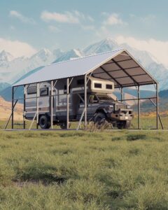 Image 1 of Garvee metal carport kit review