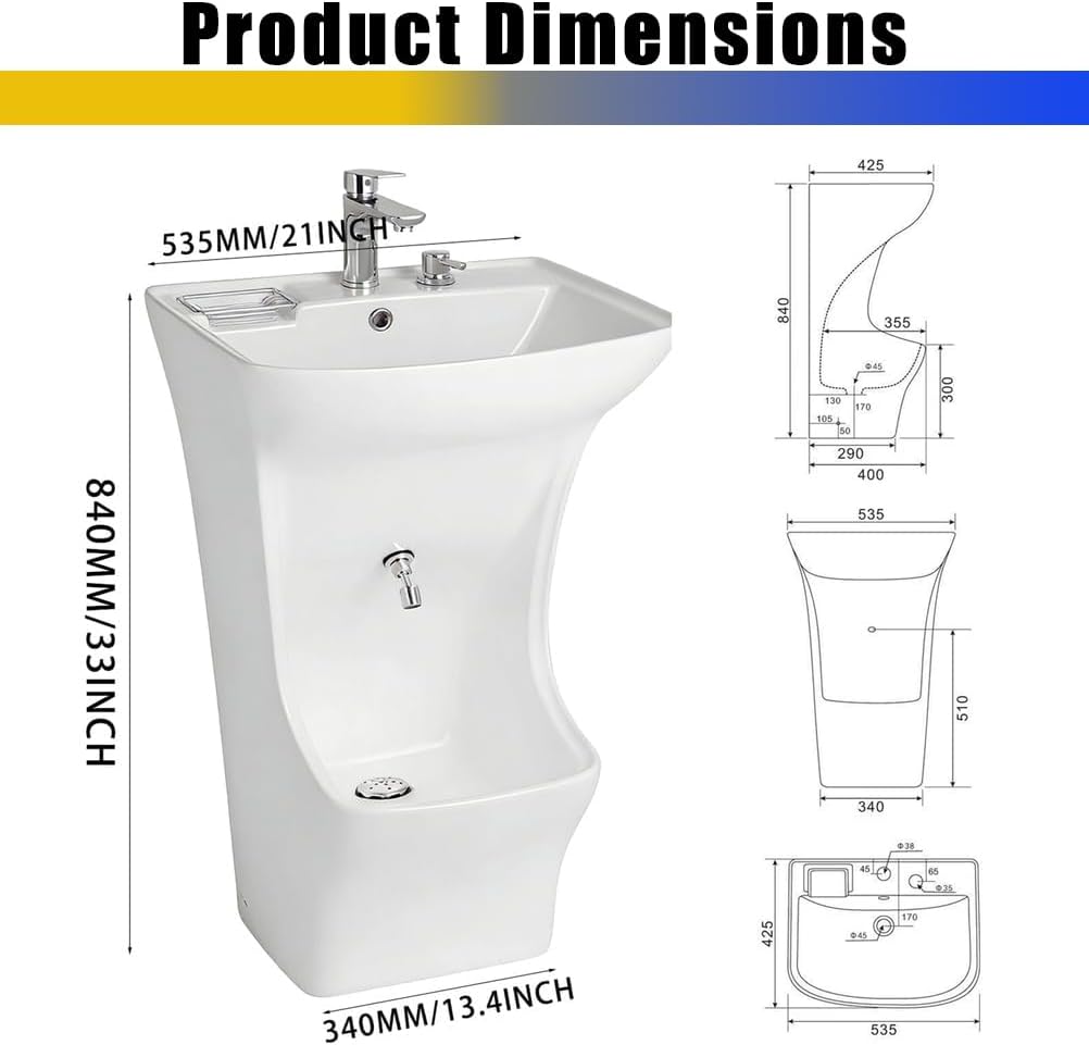 Jiayiyoux Muslim Ceramic Wash Basin review,wudu ablution basin review and rating,is Jiayiyoux wash basin worth buying,Muslim ceramic wash basin review pros cons,Jiayiyoux wudu basin review honest opinion,vertical pedestal wash station review verdict key features and specifications overview