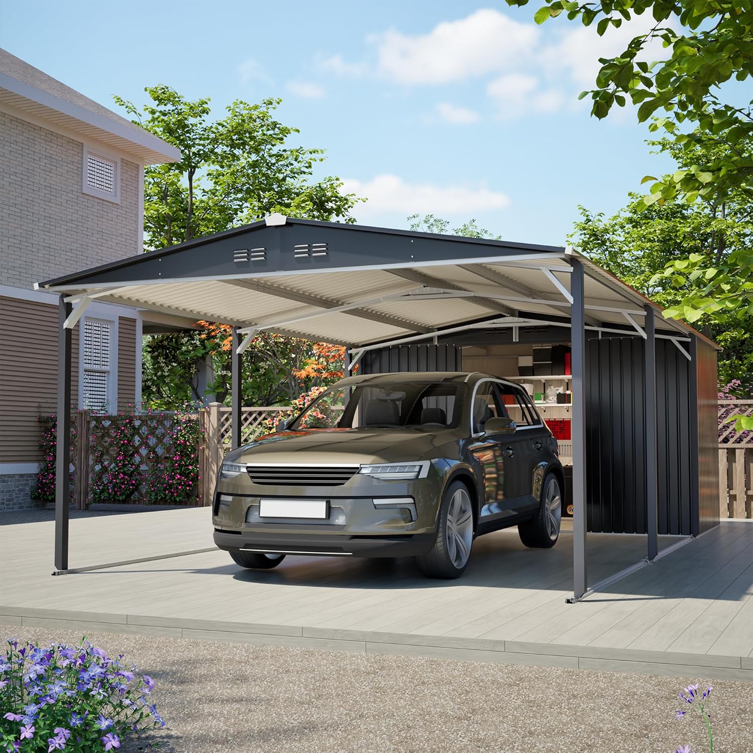 KEIKI metal carport review,KEIKI carport review and rating,is KEIKI carport worth buying,KEIKI carport review pros cons,KEIKI carport review honest opinion,KEIKI metal carport review verdict — design and build quality detail