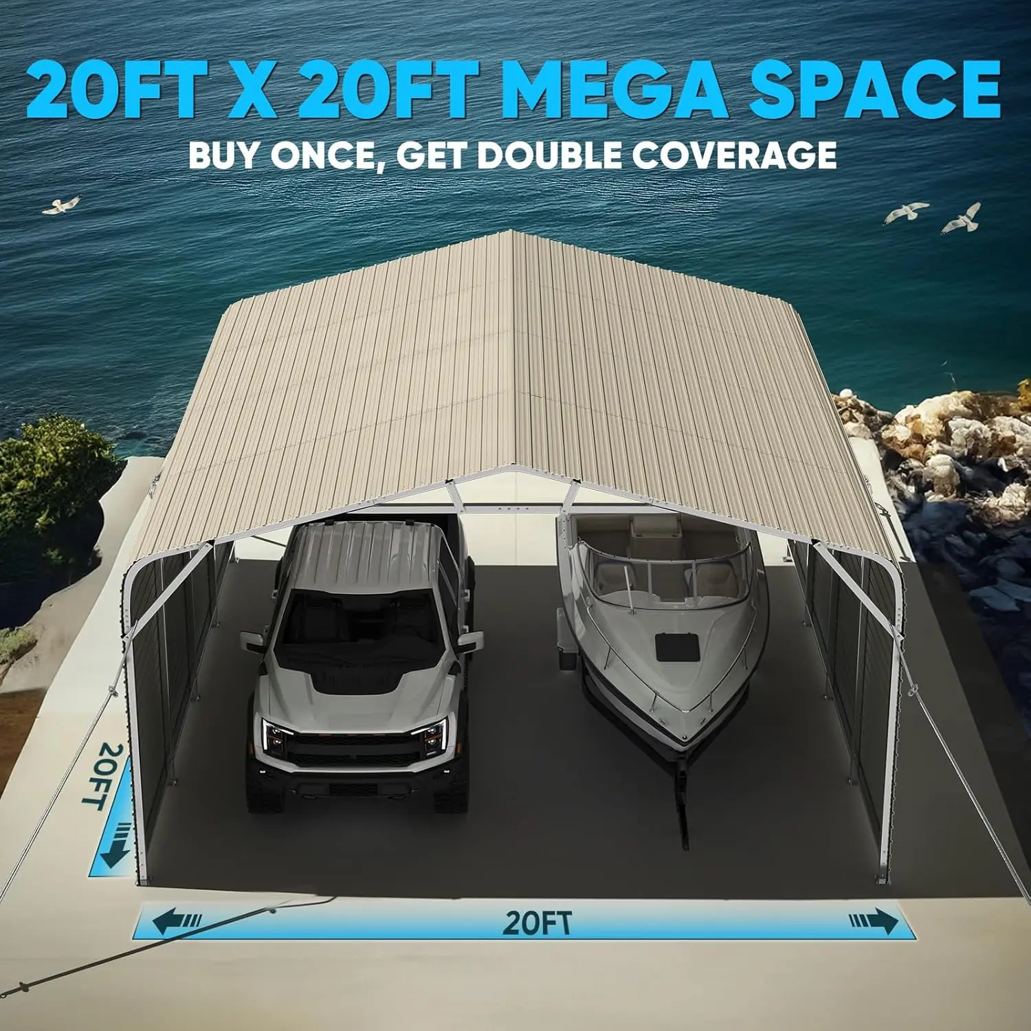 Quictent 20x20 carport review,Quictent metal carport review pros cons,Quictent carport review honest opinion,is Quictent carport worth buying,Quictent carport review and rating,Quictent 20x20 carport review verdict unboxing and complete package contents