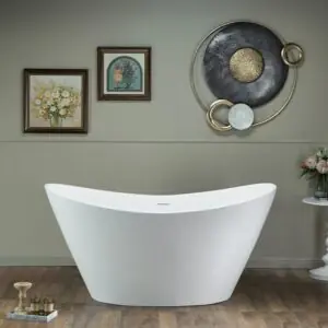Image 1 of WOODBRIDGE freestanding bathtub review