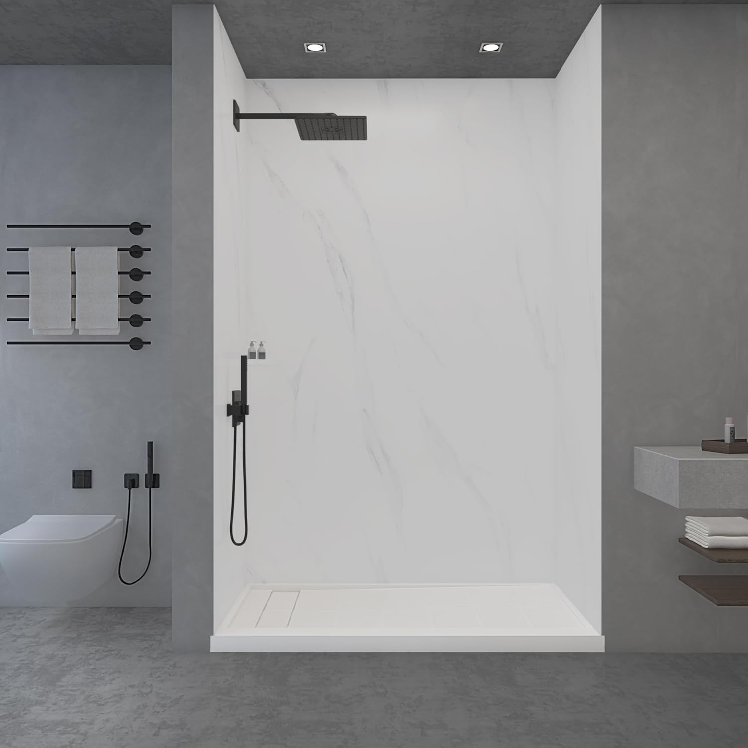 WOODBRIDGE Shower Wall Panel Review: Pros & Cons Verdict 1 WOODBRIDGE shower wall panel review,WOODBRIDGE shower surround review and rating,is WOODBRIDGE shower panel worth buying,WOODBRIDGE solid surface panel review pros cons,WOODBRIDGE shower wall kit honest opinion,WOODBRIDGE panel review verdict unboxing — package contents and first impressions