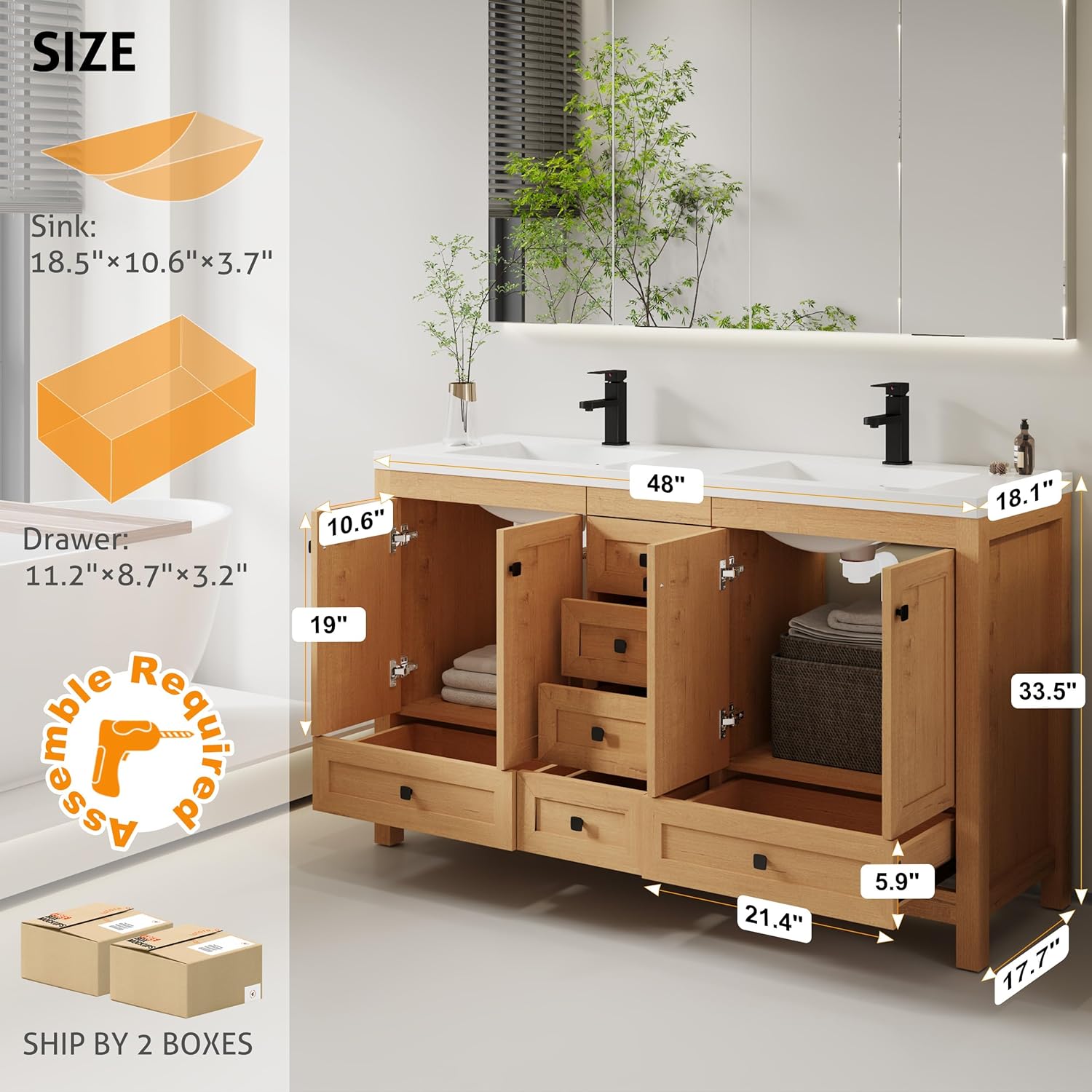 eclife 60 bathroom vanity review,eclife 60 vanity review and rating,is eclife 60 vanity worth buying,eclife 60 vanity review pros cons,eclife 60 vanity review honest opinion,eclife 60 vanity review verdict — design and build quality detail