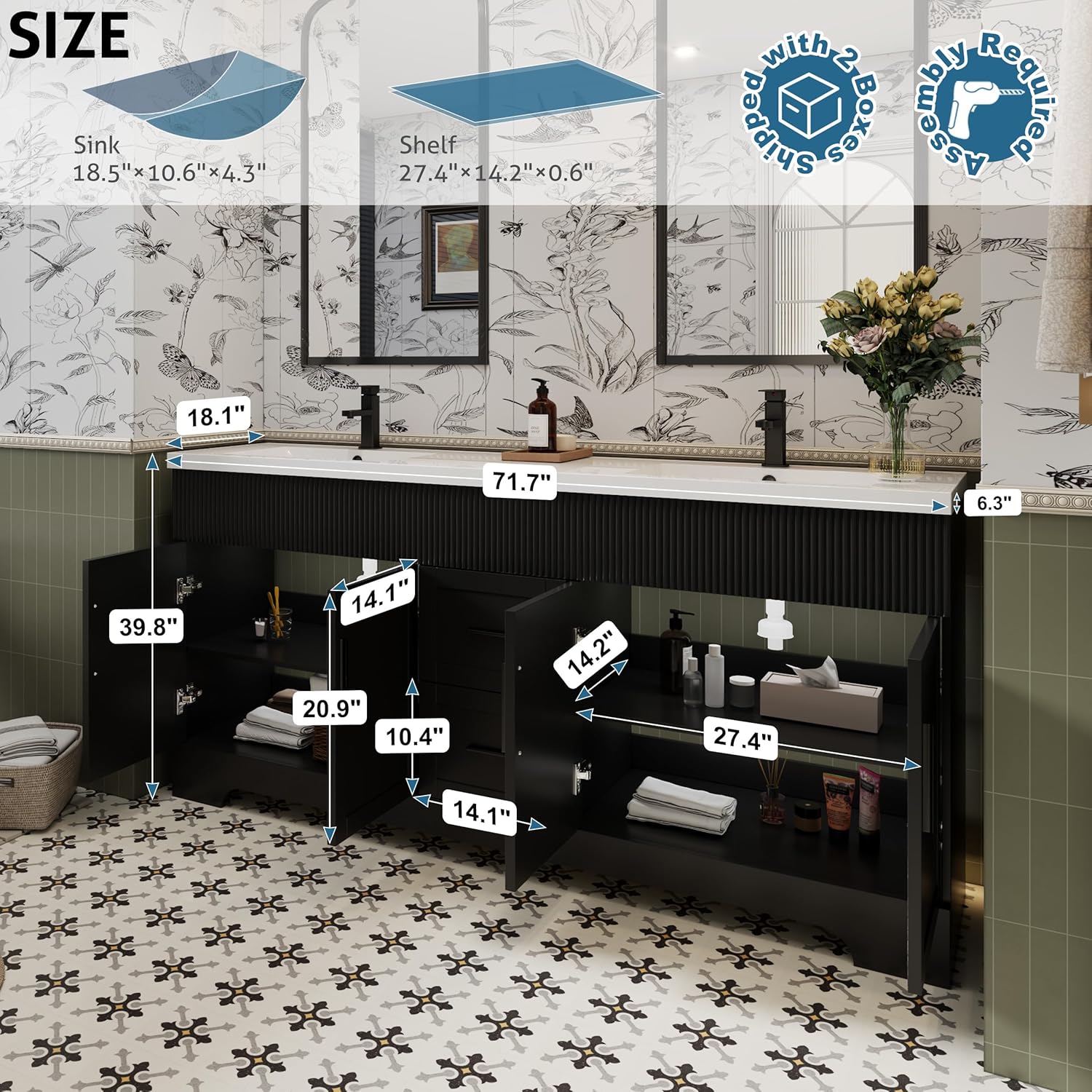 eclife 72 vanity setup and first use