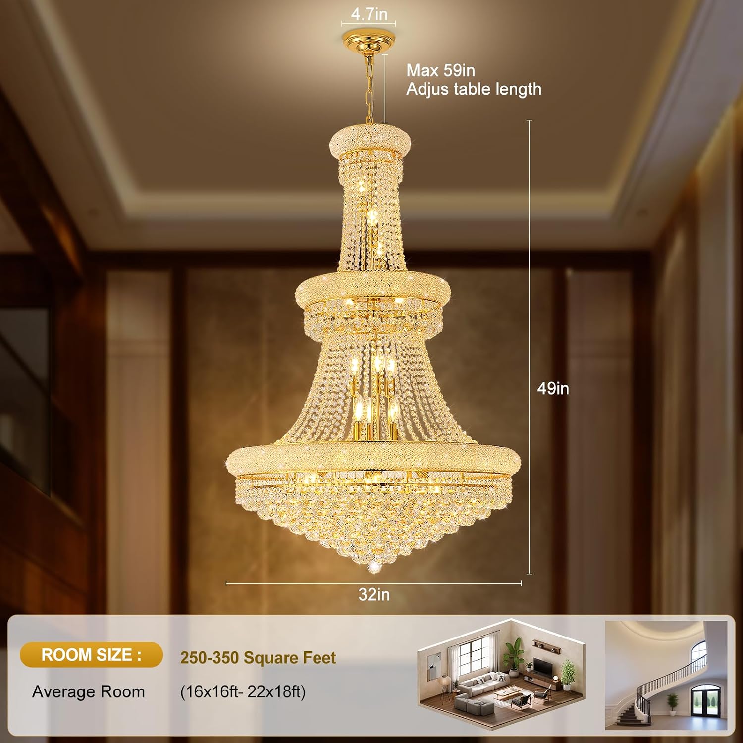 high ceiling chandelier review,27 lights chandelier review,large foyer chandelier review,modern gold crystal chandelier review,chandelier for high ceiling review and rating,is high ceiling chandelier worth buying testing methodology and evaluation criteria