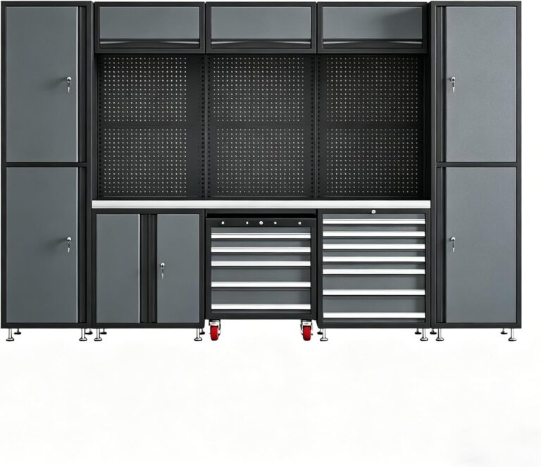 Image 1 of wipiaaao garage cabinet review