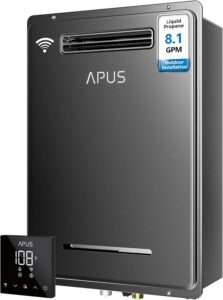 Image 1 of APUS 190000 BTU outdoor tankless water heater review