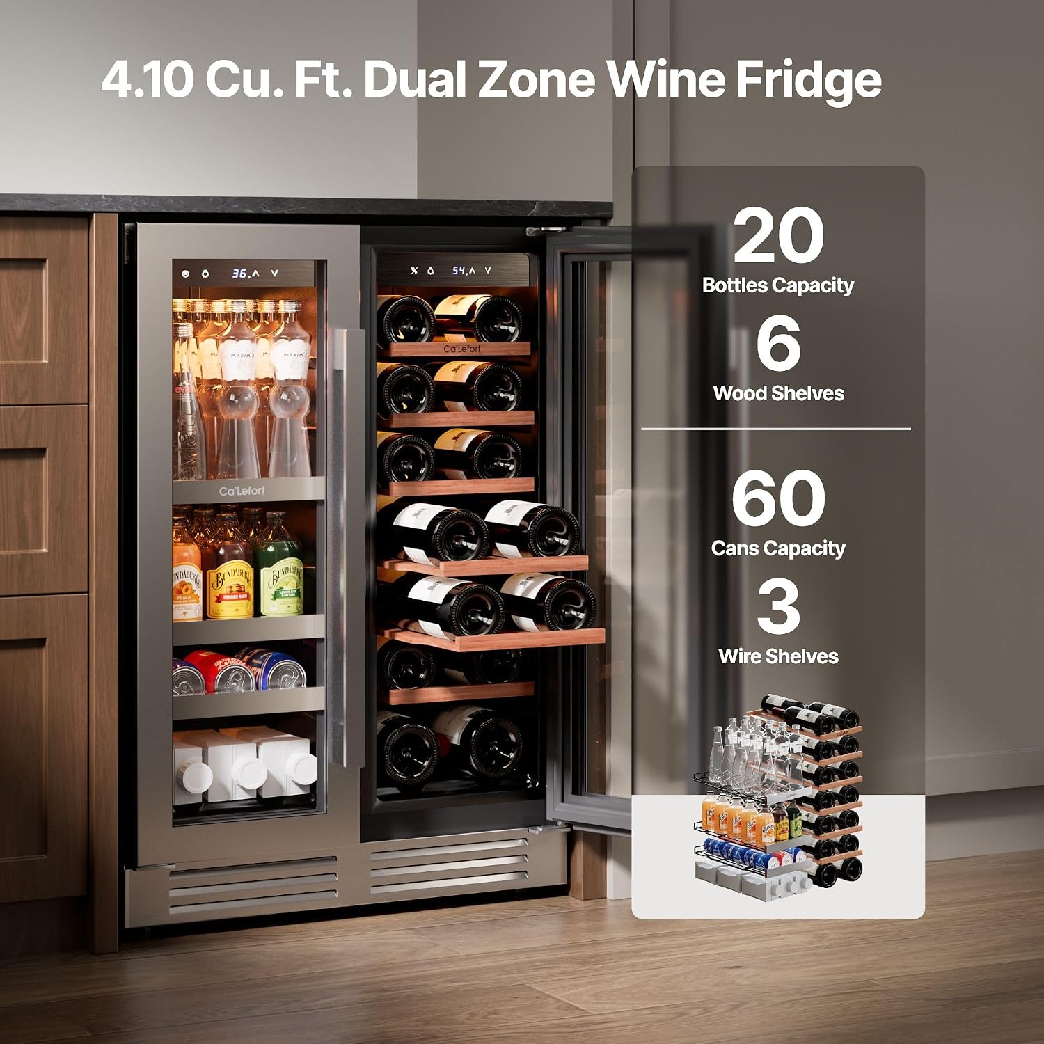 Ca'Lefort wine refrigerator review,Ca'Lefort dual zone cooler review and rating,is Ca'Lefort wine fridge worth buying,Ca'Lefort wine refrigerator review pros cons,Ca'Lefort cooler review honest opinion,Ca'Lefort wine beverage fridge review verdict unboxing and complete package contents
