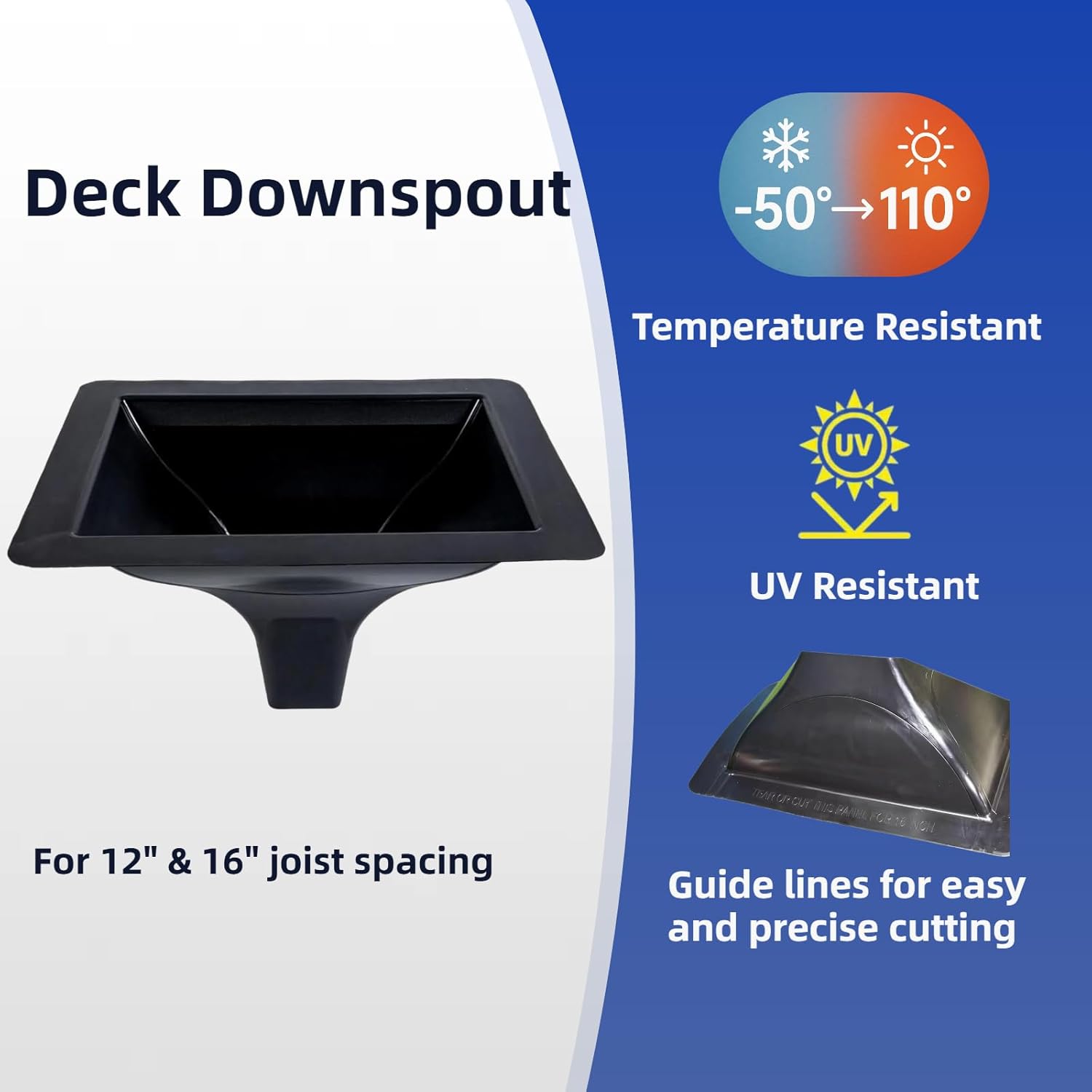 Step-by-step guide for EMAYUU deck downspout review,under deck drainage system review and rating,EMAYUU downspout review pros cons,black deck downspout review honest opinion,EMAYUU drainage downspout review verdict,is EMAYUU deck downspout worth buying - complete tutorial