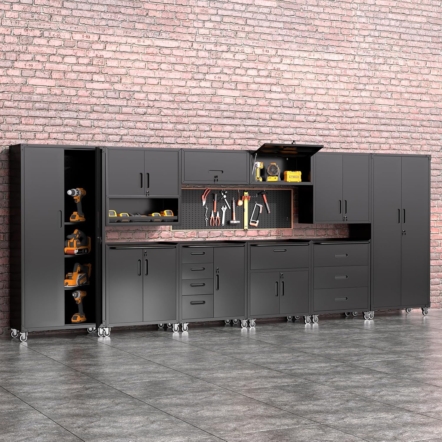 FLIXELIO garage storage cabinets review, features that matter in real use