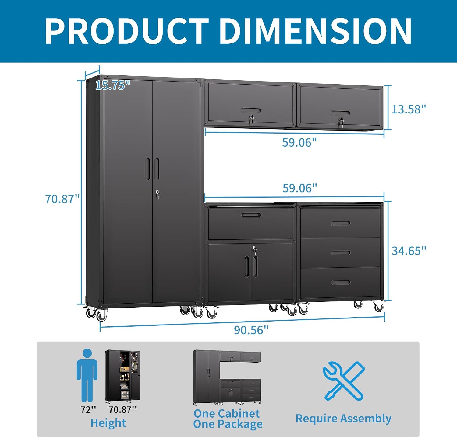 FLIXELIO garage storage cabinets review compared to top alternatives