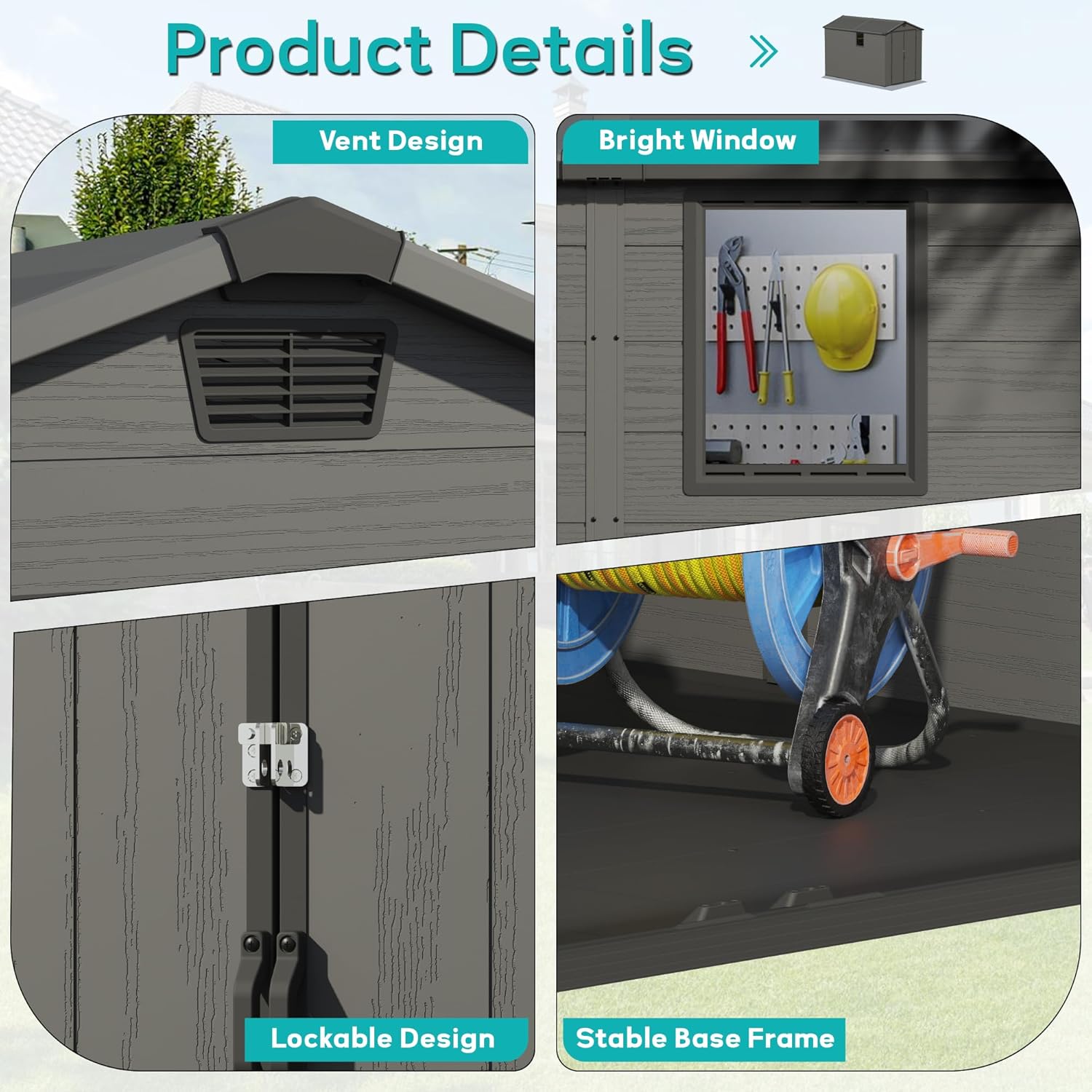 Step-by-step setup guide for Greesum 6x10 plastic shed review,Greesum 6x10FT storage shed review and rating,is Greesum plastic shed worth buying,Greesum 6x10 shed review pros cons,Greesum 6x10 shed review honest opinion,Greesum resin storage shed review verdict