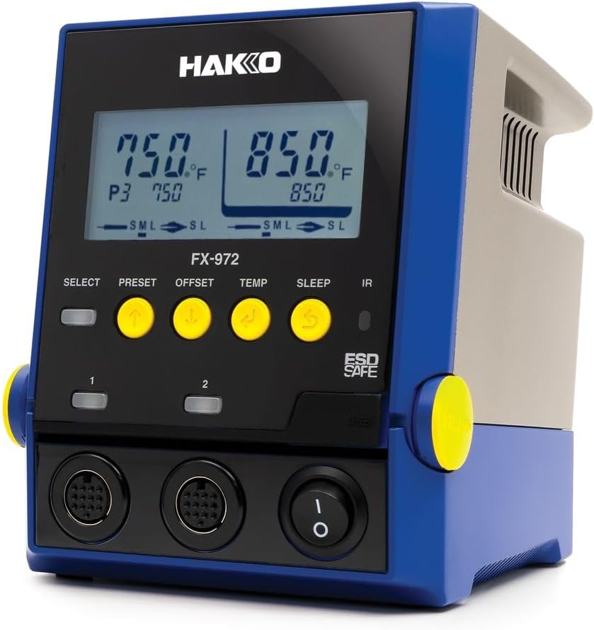Hakko FX972-010 review,Hakko FX972-010 dual port soldering station review,FX972-010 soldering station worth buying,Hakko FX972-010 review pros cons,Hakko FX972-010 review honest opinion,Hakko FX972-010 review verdict during hands-on performance testing
