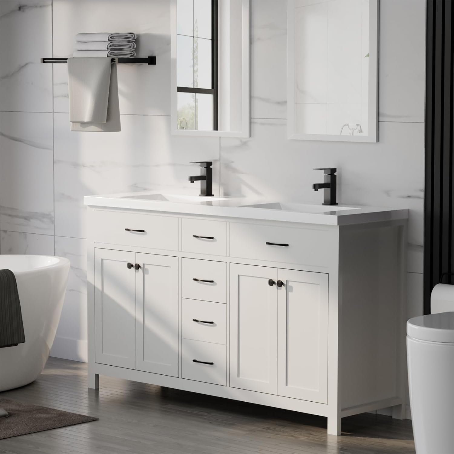 LUCKWIND 60 inch bathroom vanity review,LUCKWIND bathroom vanity review honest opinion,LUCKWIND sink combo review pros cons,LUCKWIND vanity set worth buying review,LUCKWIND 60 inch vanity review ratings,LUCKWIND modern vanity review verdict compared to top alternatives