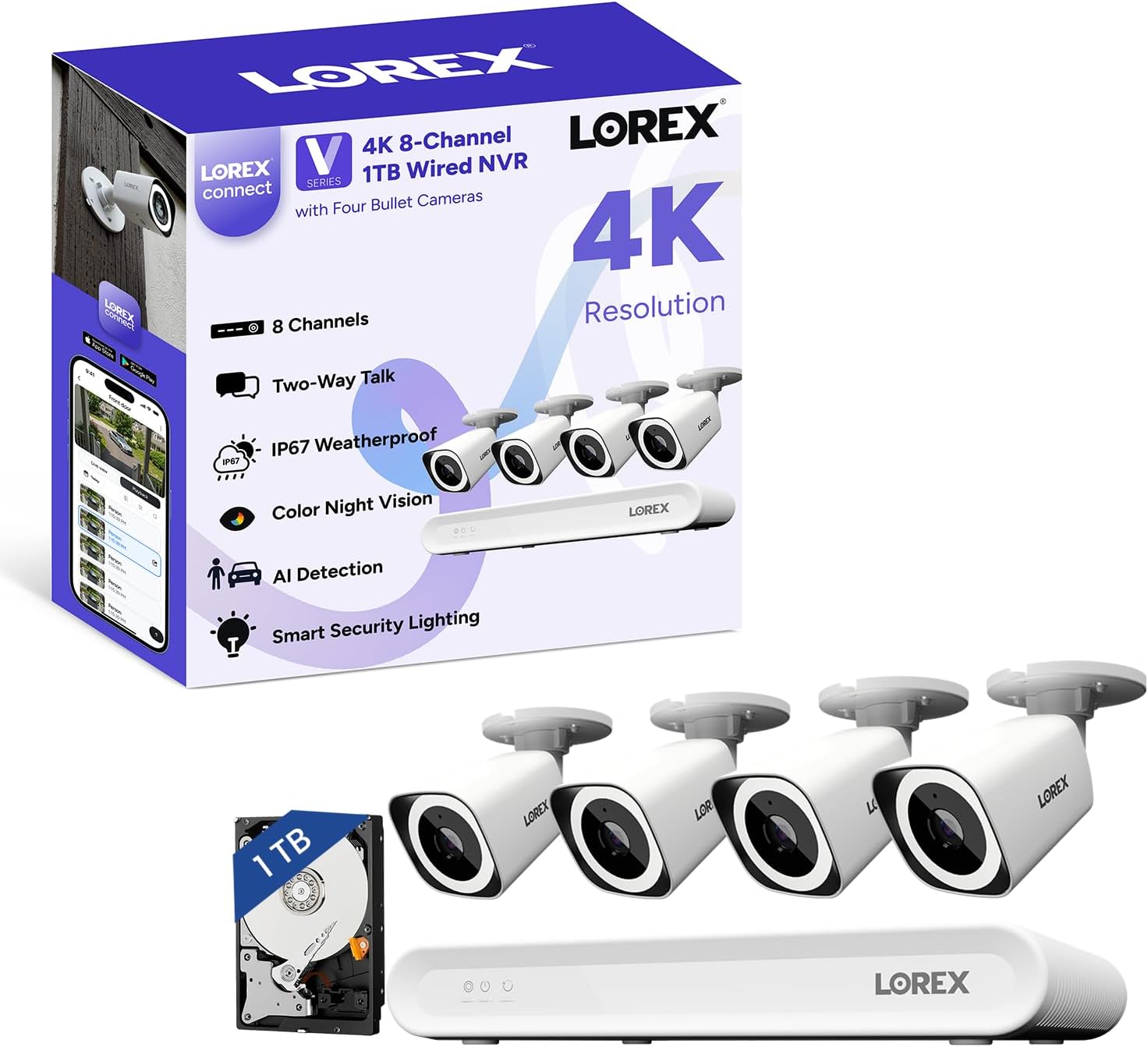 Lorex V-Series 4K NVR review,Lorex V-Series 4K NVR review and rating,is Lorex V-Series 4K NVR worth buying,Lorex V-Series 4K NVR review pros cons,Lorex V-Series 4K NVR review honest opinion,Lorex V-Series 4K NVR review verdict unboxing — what comes in the box