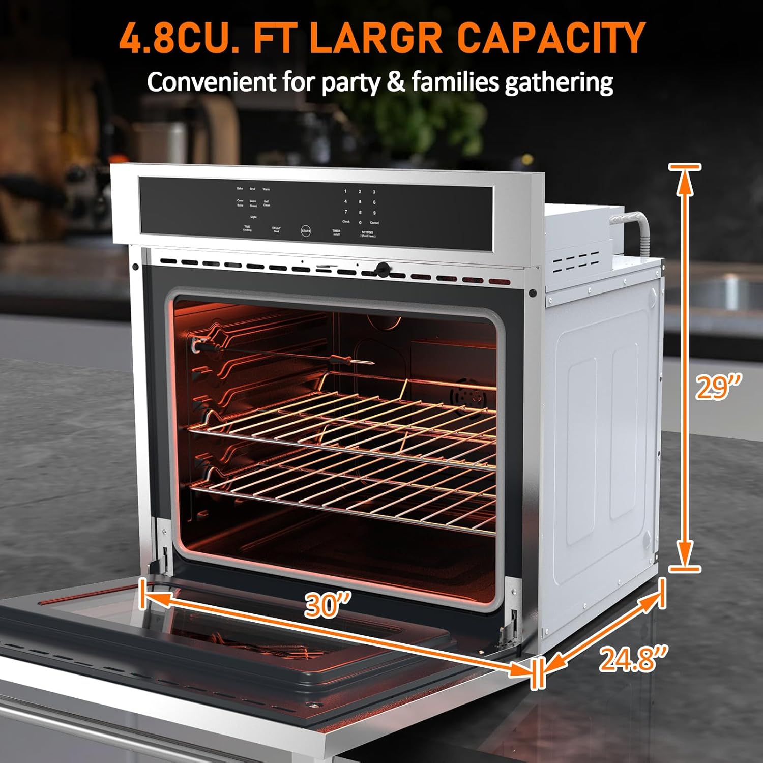 MERXENG wall oven review,MERXENG oven review and rating,is MERXENG wall oven worth buying,MERXENG wall oven review pros cons,MERXENG oven review honest opinion,MERXENG wall oven review verdict performance test results