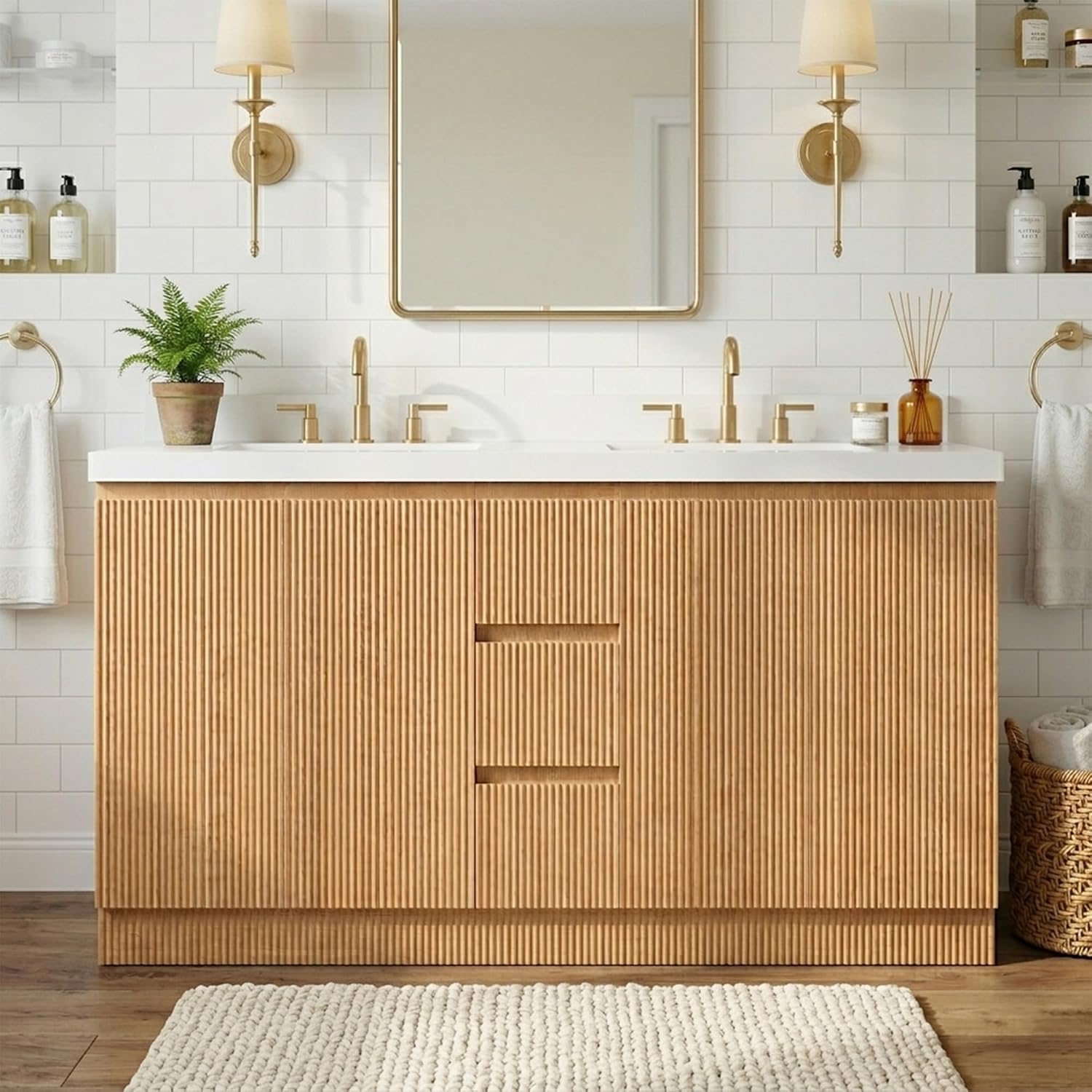 Virubi 60 inch double bathroom vanity review,Virubi double vanity review and rating,is Virubi bathroom vanity worth buying,Virubi vanity review pros cons,Virubi double sink vanity honest review,Virubi 60 inch vanity review verdict — full package contents
