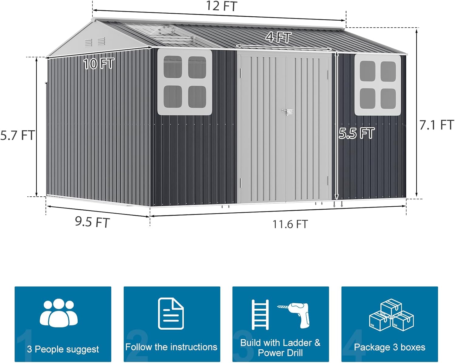 WELYAS storage shed review,12x10 metal shed review and rating,is WELYAS storage shed worth buying,metal storage shed review pros cons,WELYAS shed review honest opinion,WELYAS metal shed review verdict setup process and initial configuration