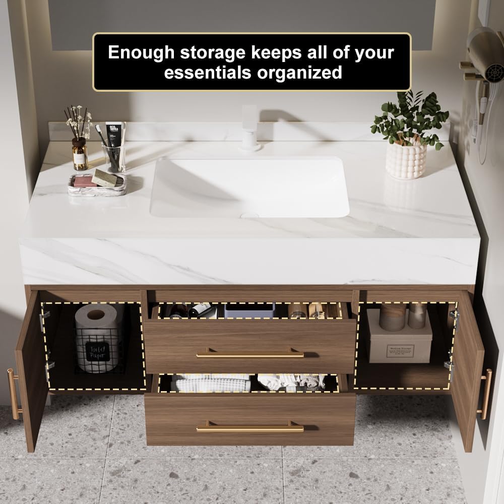 Step-by-step setup guide for Weibath floating bathroom vanity review,Weibath bathroom vanity review pros cons,floating bathroom vanity review honest opinion,Weibath 39 inch vanity review verdict,wall mounted vanity review worth buying,sintered stone vanity review and rating