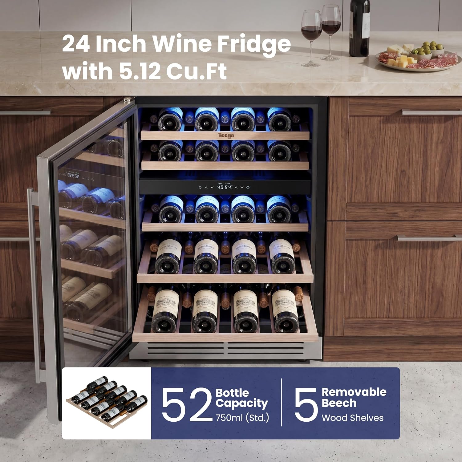 Yeego 24 inch wine cooler review,Yeego wine cooler review and rating,is Yeego wine cooler worth buying,Yeego wine cooler review pros cons,Yeego wine fridge review honest opinion,Yeego dual zone wine cooler review verdict real-world performance test results