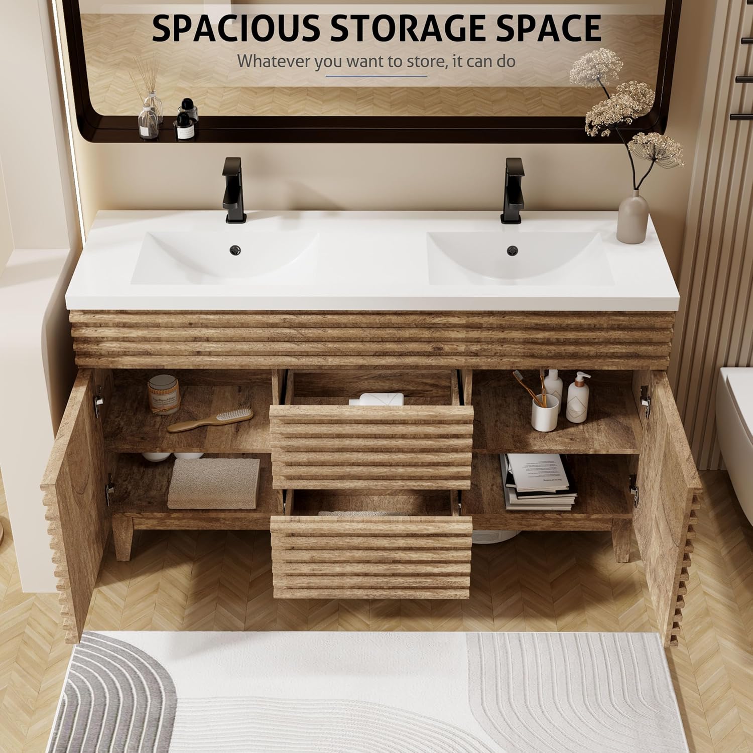eclife 60 bathroom vanity review,eclife 60 vanity review and rating,is eclife 60 vanity worth buying,eclife 60 vanity review pros cons,eclife 60 vanity review honest opinion,eclife 60 bathroom vanity review verdict real-world details not found in the official specs